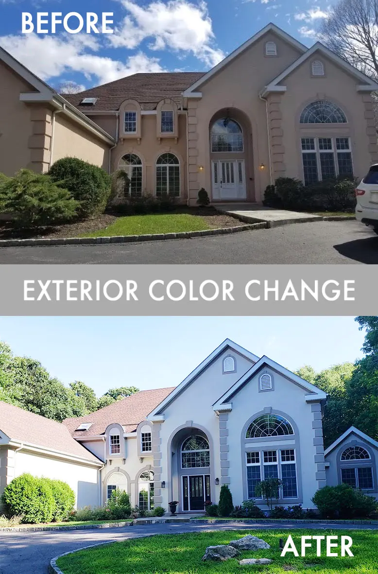 Exterior color transformation