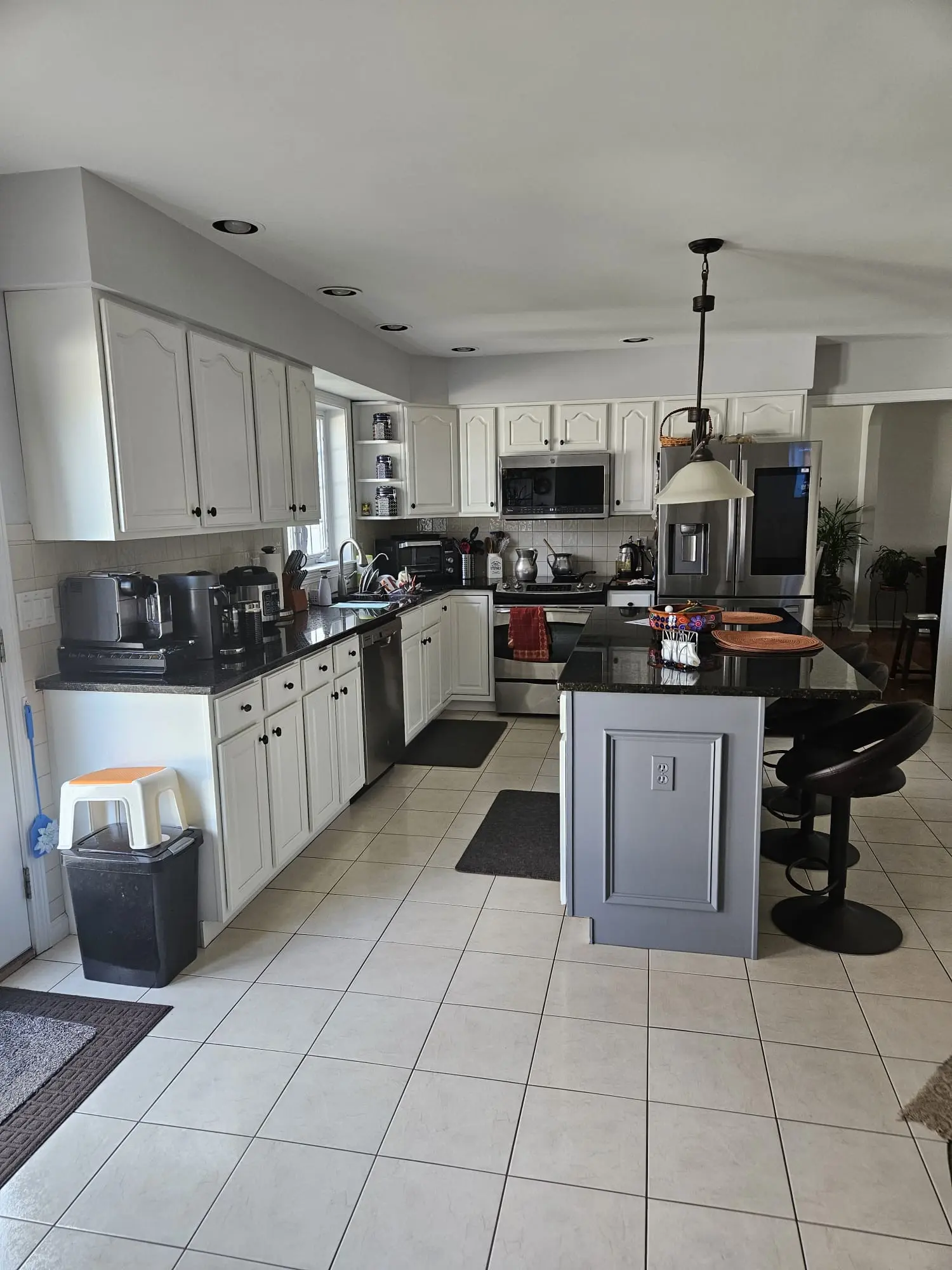 Completed professional paint work